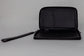 Pairre 2P passport wallet in black leather - open interior showing passport slots and card pockets