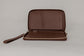 Pairre 2P passport wallet in brown leather - open interior showing passport slots and card pockets