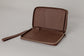 Pairre 2P passport wallet in brown leather - open interior showing passport slots and card pockets